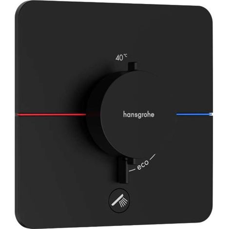 Hansgrohe ShowerSelect Comfort - Miscelatore termostatico ad incasso, nero opaco 15589670 (1/4)