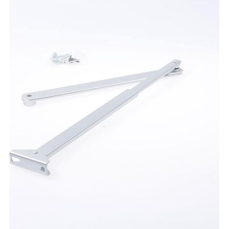 Bras à compas pour ferme-porte DC 347 argent - VACHETTE