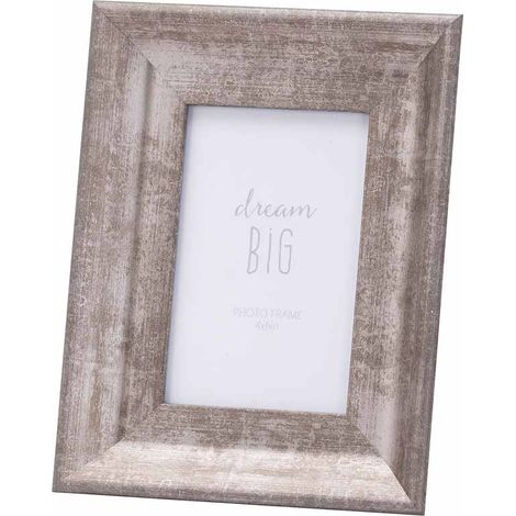 Convex Matt 4X6 Frame - Wood - L3 x W14 x H19 cm - Silver