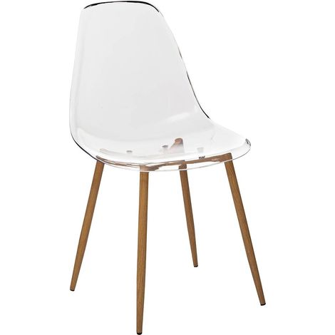 Sedia Taho 44cm trasparente - Atmosphera créateur d'intérieur (1/7)