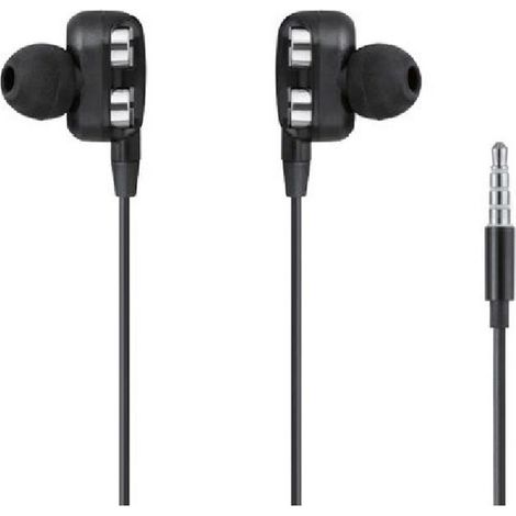 Trade Shop - Kopfhörer In-Ear-Kopfhörer Aux 3,5-mm-Kabel 1.2MT Hochgeschwindigkeits-Smartphone AU-9T001 - (1/4)