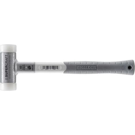Marteau SUPERCRAFT 40mm sans rebond avec poignée 3-composants HALDER (1/5)