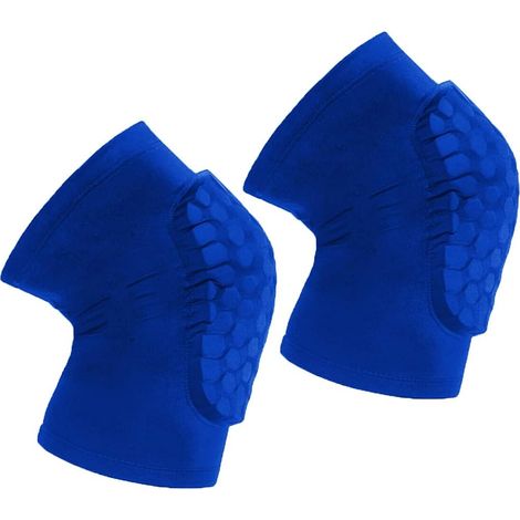 Genouillere - Protection En Mousse Fermée - Bande Anti-Dérapante En Gel De Silicone - Compression Respirante - Pour Sports De Contact - Par 2 (1/5)