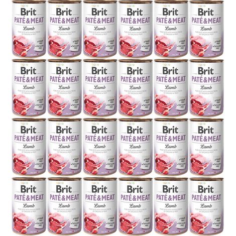 Pâté d'agneau Brit Pate & Meat - 400 g (1/2)