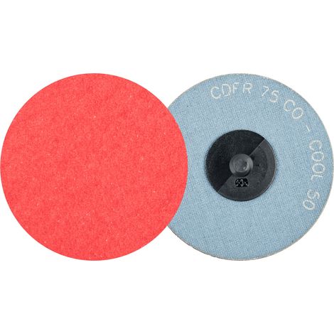 PFERD TOOLS COMBIDISC Keramikkorn Mini-Fiberscheibe CDFR Ø 75 mm CO-COOL50 für Stahl und Edelstahl 50 Stk (1/4)