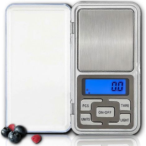 Balance de poche numérique, balance de cuisine portable de haute précision, mini balance de poche pour aliments (0,01 g x 500 g) (1/3)
