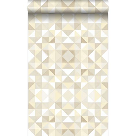 papier peint cubique beige - Origin Wallcoverings (1/5)