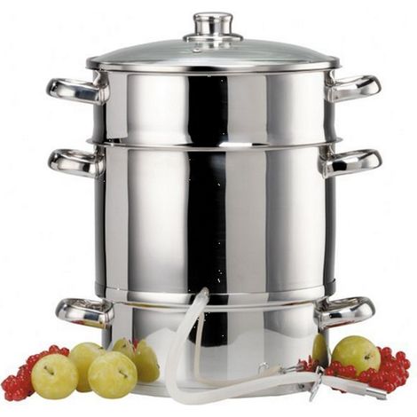 BAUMALU Extractor de zumo al vapor de 26 cm 8 L inox 342635 multifunción (1/2)