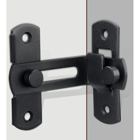 Verrou De Porte Coulissant - Acier Inoxydable - 60 x 70 x 43 mm - Pour Portes Fenêtres Couvercles - 1 Pièce (1/5)