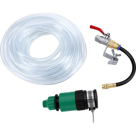 Pulvérisateur d'eau de dépoussiérage de 18CM pour meuleuse d'angle, carrelage en béton, système de brumisation de coupe de marbre, arroseur avec connecteur universel de tuyau de 5M (1/5)
