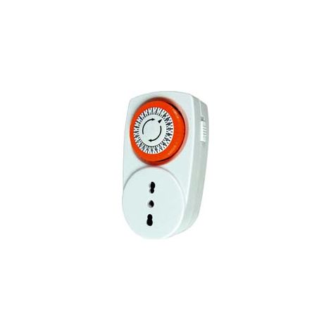 TIMER A PRESA GIORNALIERO CON INTERRUTTORE INTERVALLO 30 MINUTI - 2 pezzi SYNTESY