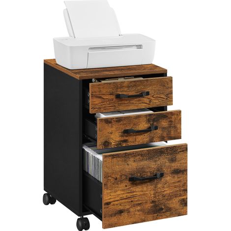 Caisson de Bureau à 3 Tiroirs, Casier sur roulettes (1/5)