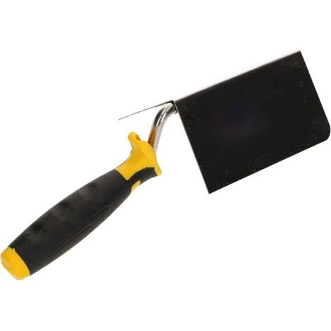 Truelle d’Angle intérieur en Acier Inoxydable 120 mm x 65 mm avec Manche en Caoutchouc pour La Finition des Angles Intérieurs-NANOTEH (1/5)