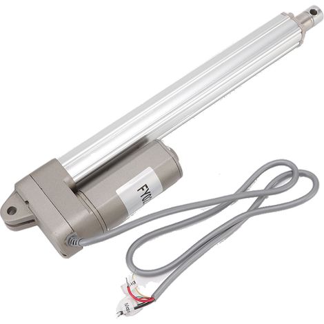 Actionneur linéaire silencieux à course de 200 mm avec petit moteur linéaire intelligent à tige télescopique pour l'architecture (1/5)