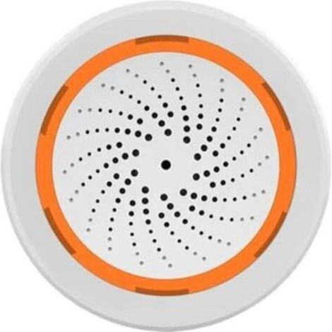 Smart Siren Alarm, Tuya Zigbee Hub Required, Compatible with Home Assistant Zigbee2mqtt, App Control, 90dB Strobe Siren (1/5)