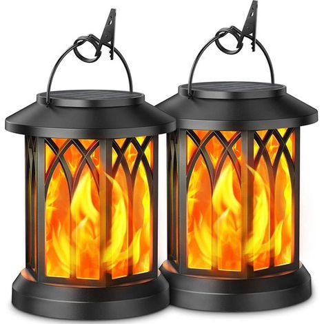 Lámpara solar de exterior para jardín，Farol solar colgante，Impermeable IP65，Lámpara solar multifuncional，Se puede usar como farol con pinza (1/5)