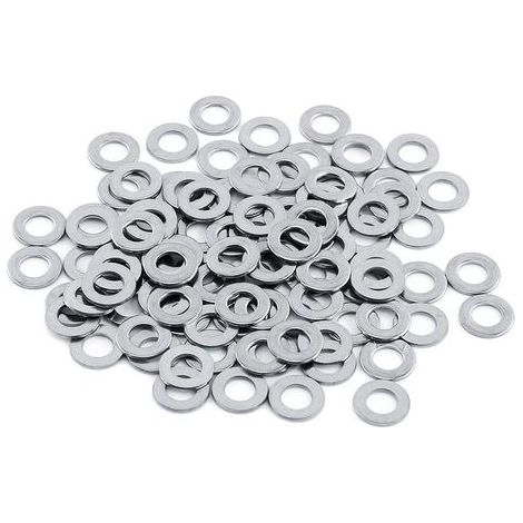 100 pcs 304 Acier Inoxydable Métrique Rondelles Plates Vis Kit De Réparation Outil M3/M4/M5/M6/M8/M10 (M8). (1/3)