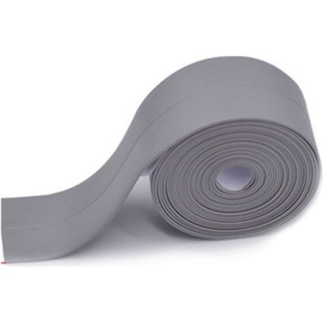 Ruban anti-moisissure gris, 3,2 mètres 2,2 cm, protection d'angle, bande anti-collision, étanche. (1/5)