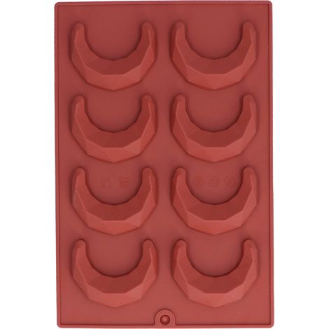 Moule à gâteau en chocolat 3D en forme de lune à 8 cavités pour pâtisserie maison (1/5)