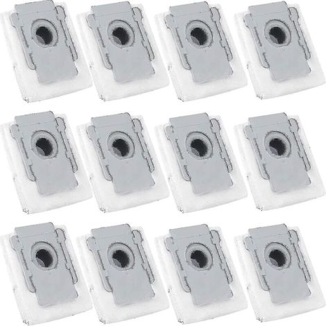 Pack of 12 vacuum cleaner bags for iRobot Roomba S series i7 i7+/plus-ykc-AquaForge