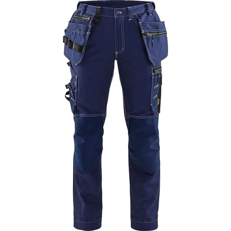 Pantalon de travail artisan stretch femme 7130 - Marine XS - FR(34) - SE(C32) - Standards