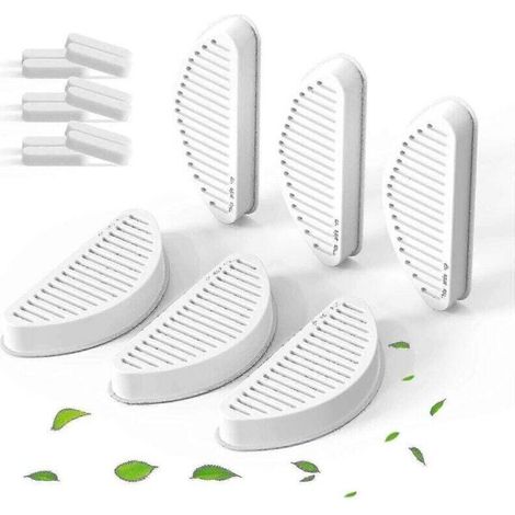 Lot de 6 filtres de rechange et lot de 12 éponges filtrantes de rechange pour fontaine à eau automatique pour animaux de compagnie de 67 oz/2 l (1/4)