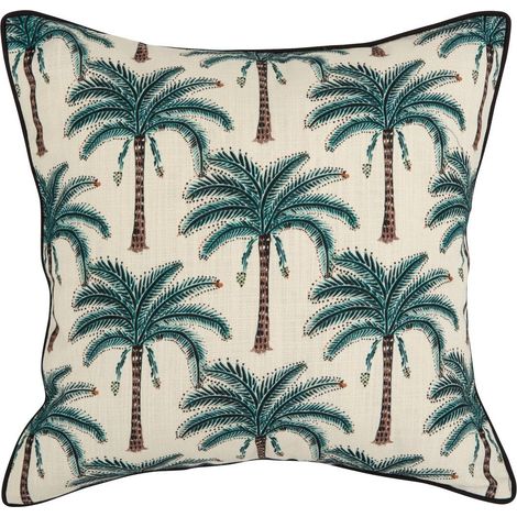 Coussin d'extérieur The palm resort 45x45cm blanc - Atmosphera créateur d'intérieur