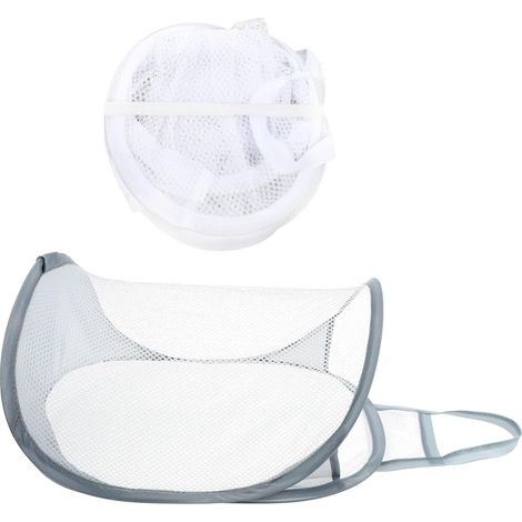 paniers à linge suspendus pliables en nylon avec cadre en (1/5)