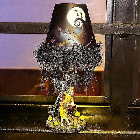led Table Lamp Desktop Light Tassel Jack Skellington Gothic Ornament Decoration (1/5)