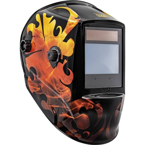 Toolit 5-9 / 9-13 G FIRE 044098 Casco di saldatura EN 175, EN 397 Nero (1/5)