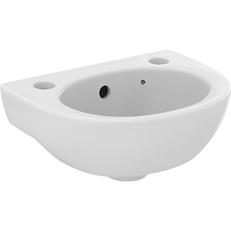 Armitage Shanks Sandringham 21 Wall Hung Handrinse Basin with Overflow 350mm Wide - 2 Tap Hole (1/5)