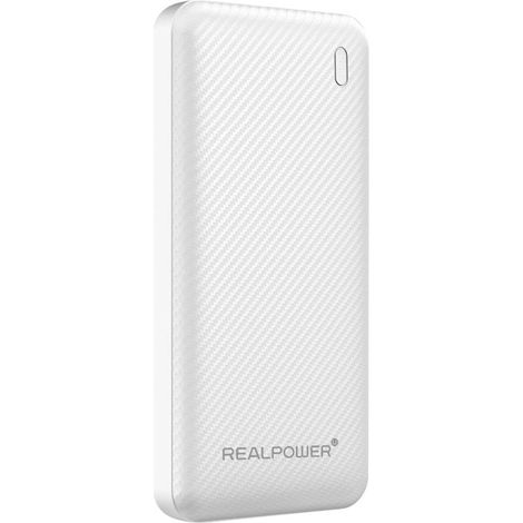 RealPower Powerbank (batterie supplémentaire) 10000 mAh Quick Charge, Power Delivery USB-A, USB-C® b