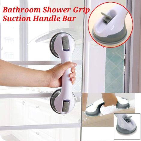 Barre d'appui à ventouse pour salle de bain, toilettes, baignoire, douche, baignoire, avec poignée de maintien pour la sécurité des personnes âgées (1/5)