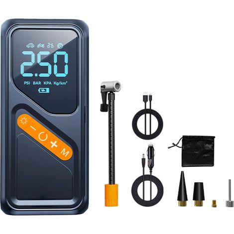 Hoog efficiente Oplaadbare Fiets with Luchtpompen voor Snelle Opblazing van Auto and Motobanden