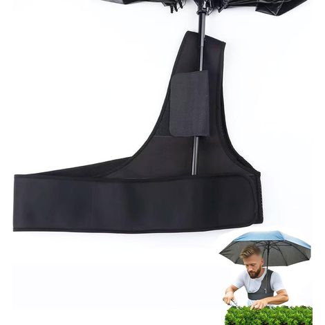 Sangle de Support de Parapluie Mains Porte-parapluie Mains Libres Porte-parapluie De Pluie Portable Mains Libres s'adapte à la Plupart des parapluies pliants (A) (1/5)