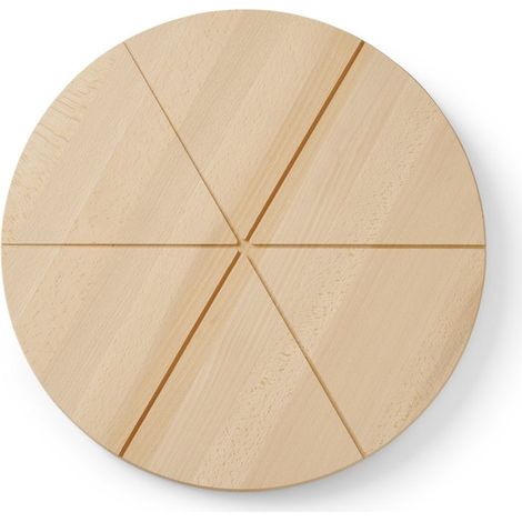 Pizzaschneidebrett aus Holz, 35 cm - Hendi 505557 (1/5)