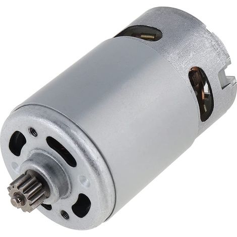 Moteur DC RS550 16.8V 19500 RPM avec deux vitesses 12 dents et boîte de vitesses à couple élevé pour perceuse électrique / tournevis (1/5)