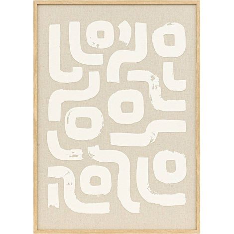 3D-Wanddeko Disa Beige 50x70cm - Atmosphera créateur d'intérieur