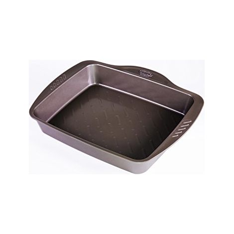 Pyrex Asimetria Rosticcera Antiaderente, Alluminio, Marrone (1/4)