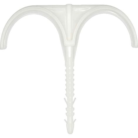 Crochet double Spiroflex pour tuyaux flexibles, lot de 25