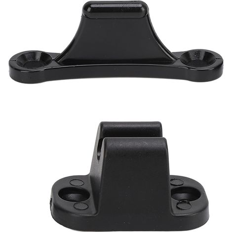 Ortviai Support de Porte pour Camping-car – Fixation T Noire en Nylon, Facile à Installer, 2 Pièces (1/5)