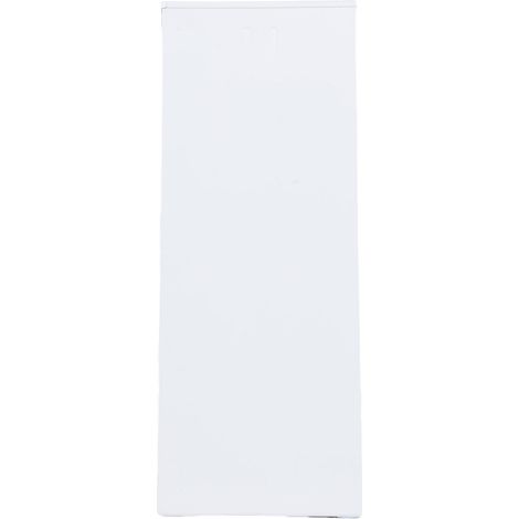 Porte-parapluie en métal blanc, rectangulaire, ajouré, idéal pour l'entrée, la maison, le bureau ou l'hôtel. (1/5)