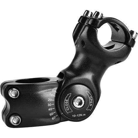 Potence de Vélo Noir pour VTT et Bicyclette Route, Accessoires Cyclisme (1/5)