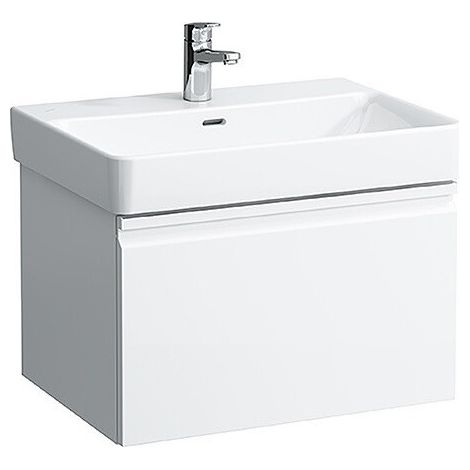 Meuble sous-vasque LAUFEN PRO S 615 x 390 x 450 mm 1 tiroir LAUFEN multicolore