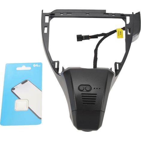 Caméra de tableau de bord de voiture avec enregistrement en boucle, détection de mouvement, surveillance du stationnement, caméra haute définition pour objectif Q4 e-tron 4K (1/5)