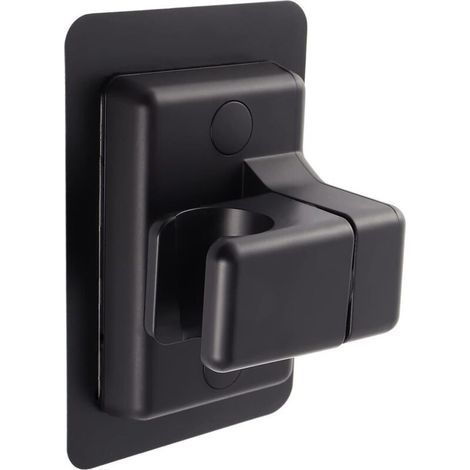 support douche réglable rotatif à 360 °,support douche sans percage,à main support pommeau de douche réglable étanche super puissant support de douche réglable ventouse de salle de bain(noir) (1/4)