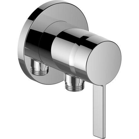 KEUCO Einhebel-Waschtisch-Mischer IXMOsolo 59552, mit Schlauchanschluss, rund, verchromt