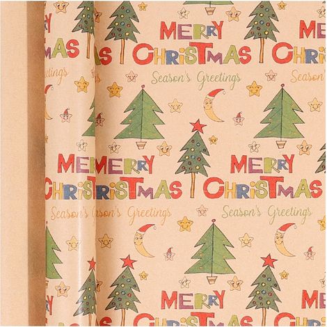 Rouleaux De Papier D'Emballage De Noël arbre de Noël 43 cm X 10Mètres (1/5)