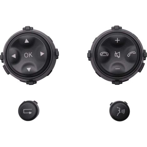 Multifunction Car Steering Wheel Button Compatible S Class W221 Models S280 S300 S350 S400 Black (1/4)