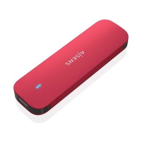 Caja Externa para Disco SSD M.2 NVMe Aisens ASM2-027RED/ USB 3.2/ Sin tornillos